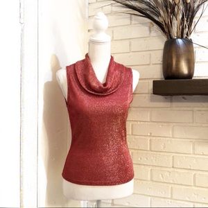 ❤️🌛⭐️ Heart Moon Star Sparkling Sleeveless Top